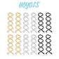 HOYOLS Spiral Hair Pins Blonde, Spin Bun Bobby Pins for Hair Screws Twists Spirals Non-Scratch Round Tips for Thick Hair Women Spin Pins Accessories 10pcs Black 2 inches (Gold Blonde)